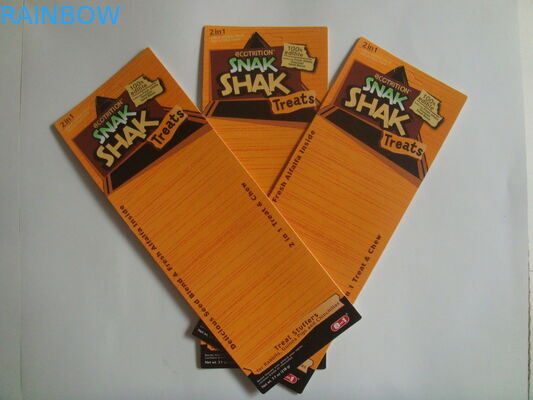 Cartão atrativo da bolha que empacota o papel de embalagem de 250 gramas com furo do cair do Euro