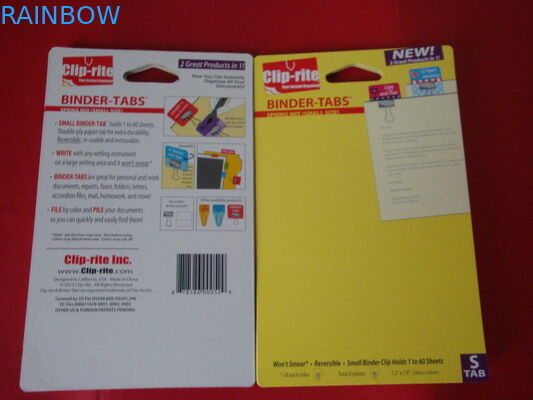 O furo de empacotamento do cair do Euro do cartão colorido da bolha para Scissor a embalagem