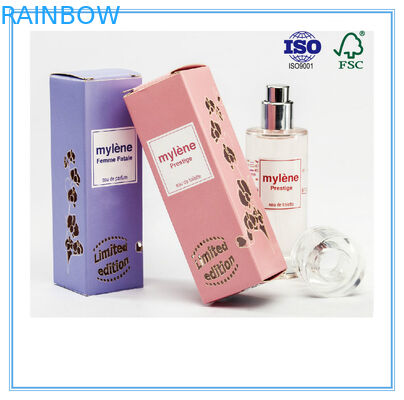 Caixa de papel de Cusomized do logotipo que empacota o papel de arte de Pantone para a exposição