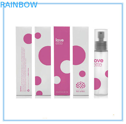 Caixa de papel dos cosméticos vermelhos que empacota o Livro Branco de 350 gramas para a exposição