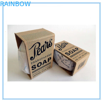 Forme a caixa de papel dobrável que empacota para o sabão/jóia com tampa