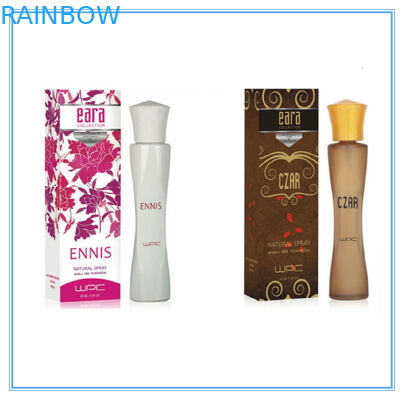 O luxo de empacotamento da caixa de presente do papel de arte imprimiu para o perfume/cosméticos