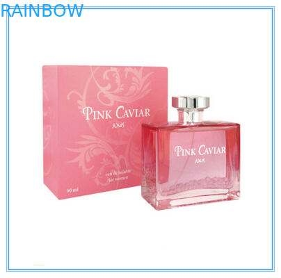 Caixa de papel atrativa que empacota o logotipo personalizado para o pacote do perfume