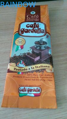 Malotes plásticos impressos costume que empacotam, empacotamento do feijão de café do zíper