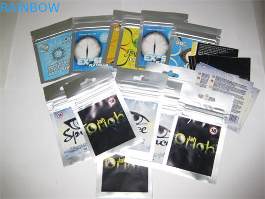 O incenso erval Ziplock superior personalizado ensaca o zíper para o pot-pourri da especiaria