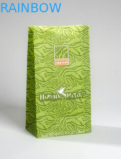 Aperto personalizado Eco-Amigável dos sacos de papel da janela para o empacotamento de pão