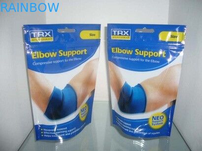 O esporte imprimiu levanta-se os malotes plásticos que empacotam com o entalhe do Ziplock/rasgo