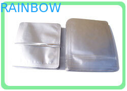 Malote eletrônico da folha dos produtos que empacota o selo lateral da prata três do canto redondo