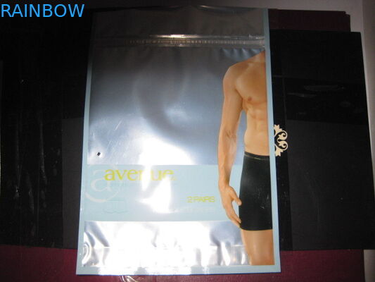 Folha de alumínio impressa costume de Noni que empacota o plano lateral do selo três para o vestuário do roupa interior