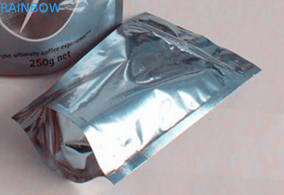 Coffe/chá Moistureproof levanta-se a janela oval dourada plástica do saco do malote