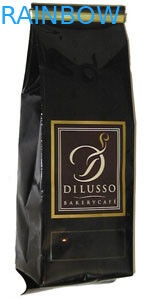 Malote lateral clássico que empacota, saco de empacotamento da folha do reforço do café preto matte do laço da lata