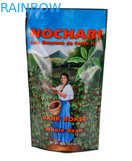 Reciclável levante-se o zíper lustroso do revestimento da impressão colorida dos malotes