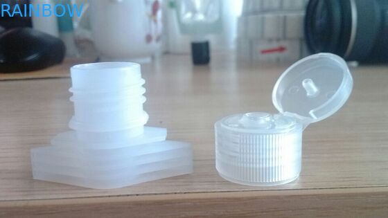 Empacotamento de empacotamento da bebida do sumo de laranja do malote plástico feito sob encomenda do bico dos azul-céu