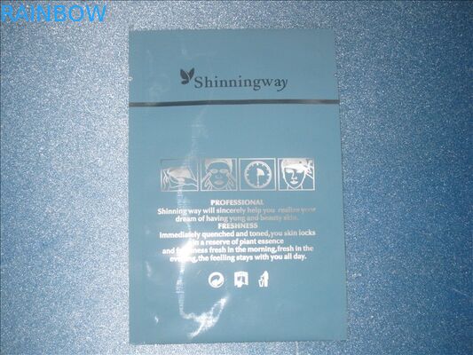 O azul Shinny a umidade rica de empacotamento cosmética do saco da folha da maneira para a máscara especial