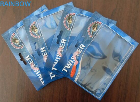 Saco lustroso do petisco da impressão que empacota a janela transparente laminada