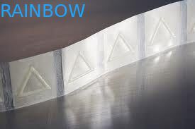 A luva clara reciclável do psiquiatra do triângulo etiqueta o aviso tátil para Blindman/etiquetas