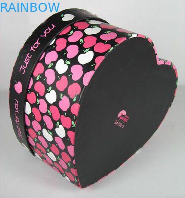 O empacotamento colorido da caixa de papel da forma do coração aplica-se ao presente do dia do Valentim