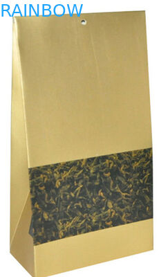 Papel de embalagem Clássico feito sob encomenda que empacota para saquinhos de chá, parte inferior lisa