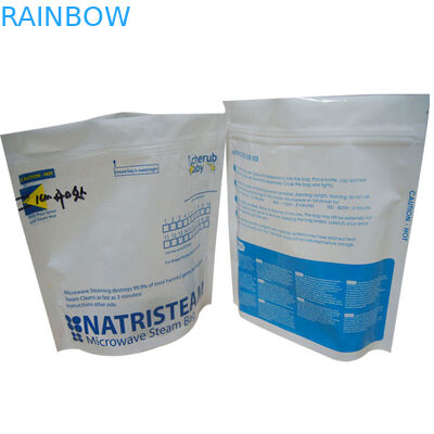 O aferidor laminado do vácuo do alimento da parte inferior de Squrae ensaca o arco-íris, lado do reforço