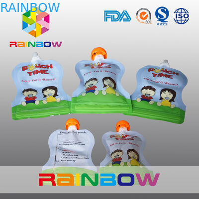 Prateado esteja os malotes acima jorrados impressos completamente com punho/etiqueta