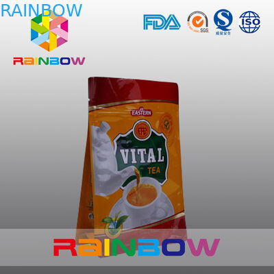 Sacos de empacotamento do chá vital da parte inferior lisa/malotes de empacotamento chá plástico da economia