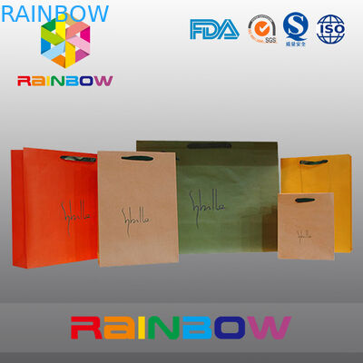 Costume branco/vermelho do projeto original imprimiu sacos de papel com punho