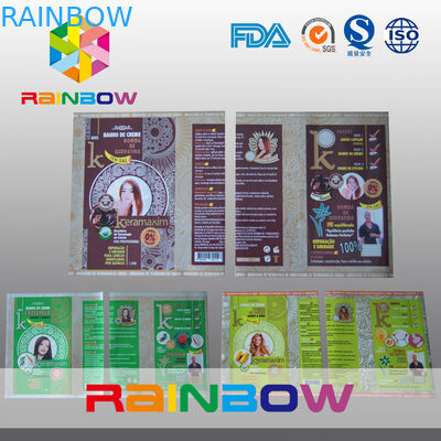 Etiquetas da luva de psiquiatra de calor do PVC para as garrafas da bebida que empacotam no rolo