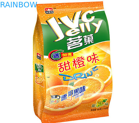 A parte inferior lisa de brilho plástica do revestimento levanta-se as microplaquetas que empacotam o saco com entalhe do rasgo