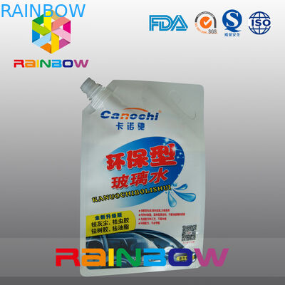 Malote laminado do bico da camada que empacota com o entalhe para o líquido da arruela do pára-brisa