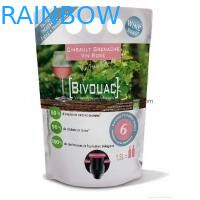 O saco do alimento da embalagem da soldadura térmica do saco da folha de alumínio, limpa o malote plástico com punho cortado