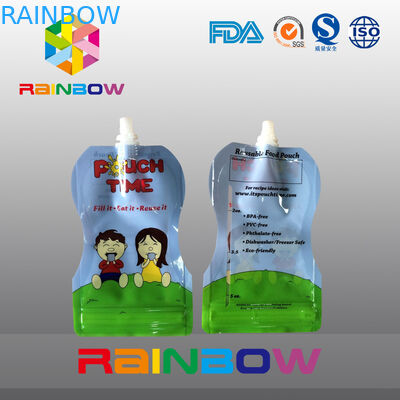 O tipo livre 5 onças levanta-se o malote que empacota para o alimento de Babay com zíper Reclosbale