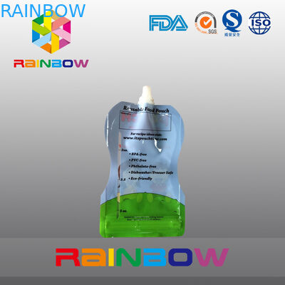 O tipo livre 5 onças levanta-se o malote que empacota para o alimento de Babay com zíper Reclosbale