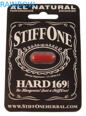 Cartão de papel de suspensão para as cápsulas/comprimidos sexuais masculinos do realce com furo de enchimento