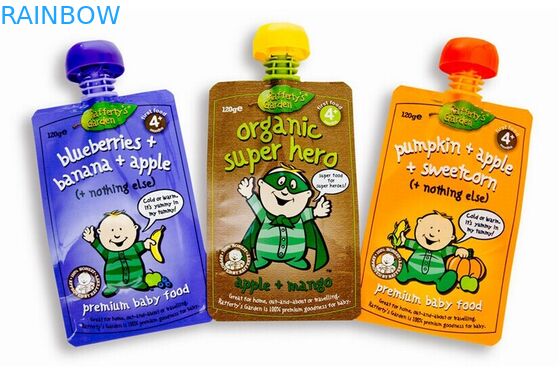 Transprent toma partido malote do reforço para a água/bebida, Doypack com zíper