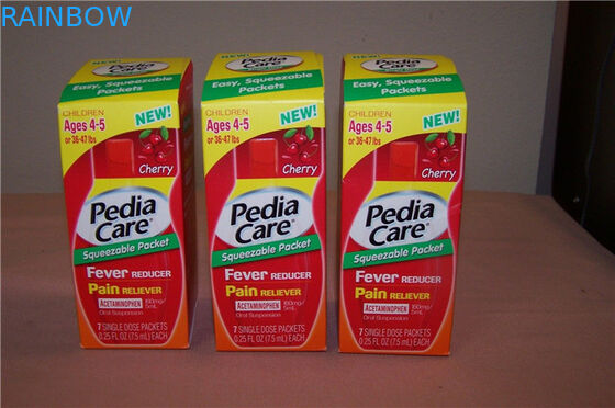 Caixa de papel impressa costume para o redutor que empacota, pacotes da dor da caixa de papel de apaziguador de dor