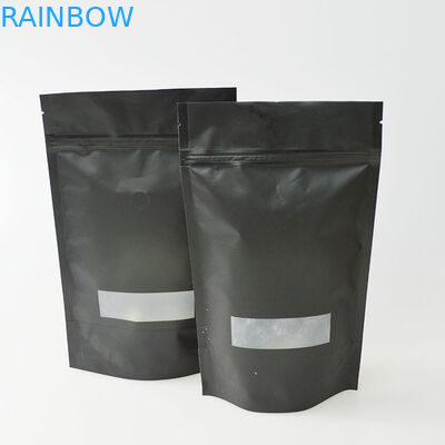 Matte levante-se o saco de café impresso de empacotamento dos sacos do feijão de café costume plástico com válvula