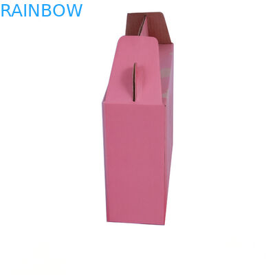 Caixa de papel que empacota, caixa ondulada do auto presente fechado do cartão com janela