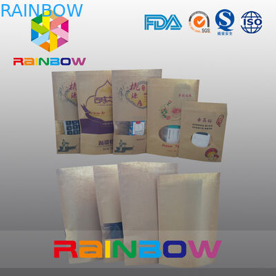 Saco feito sob encomenda que empacota, petisco Doupack do petisco do papel de impressão do produto comestível com Ziplock