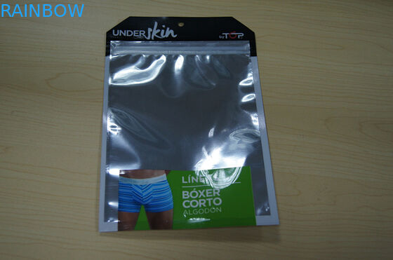 Malote de Pacakging Noni dos malotes plásticos do saco do roupa interior do homem com zíper