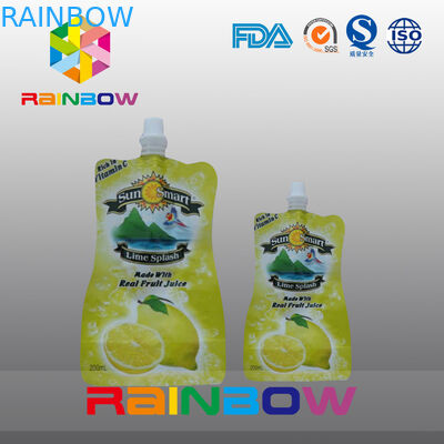 O malote do bico do bebê de Eco que empacota para líquido/levanta-se o malote líquido do suco