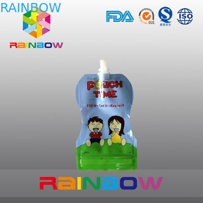 malote do bico do comida para bebê de 140ml 200ml re-Sequeezed com zíper dobro