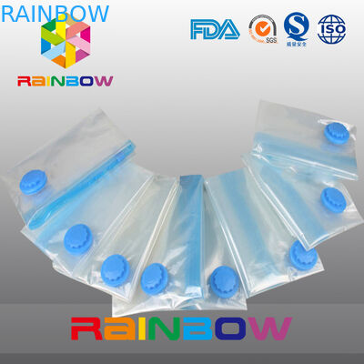 Limpe sacos do armazenamento do selo de ar/sacos poupança do espaço para as edredões, o fundamento e a roupa