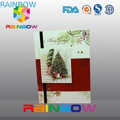 Cartão de papel personalizado da arte para convites do cumprimento/casamento do Natal