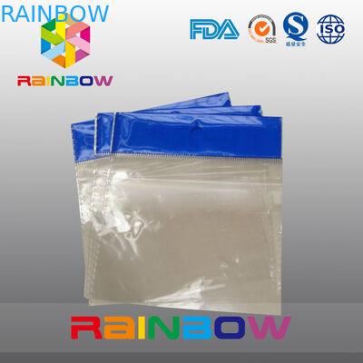 Saco vermelho do encabeçamento de OPP, sacos impressos do celofane, sacos de plástico lisos