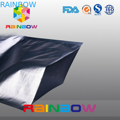 A folha de alumínio gravou sacos de empacotamento da textura do vácuo do alimento do saco/folha