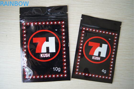 Incenso erval do pot-pourri da folha de alumínio que empacota com o entalhe do zíper e do rasgo