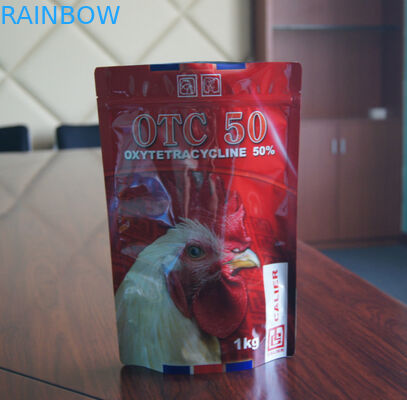 O malote impresso personalizado dos alimentos para animais de estimação/levanta-se o saco do empacotamento de alimentos para animais de estimação com Ziplock