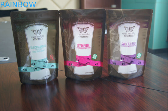 Alimentos para animais de estimação plásticos projetados Doypack para o empacotamento de alimento com Ziplock