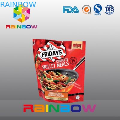 Malotes plásticos Ziplock eretos do auto do produto comestível que empacotam o saco da retorta