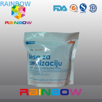 Malotes plásticos Ziplock eretos do auto do produto comestível que empacotam o saco da retorta